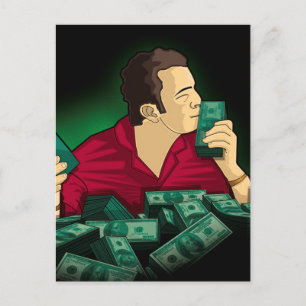 I love Money Postcard