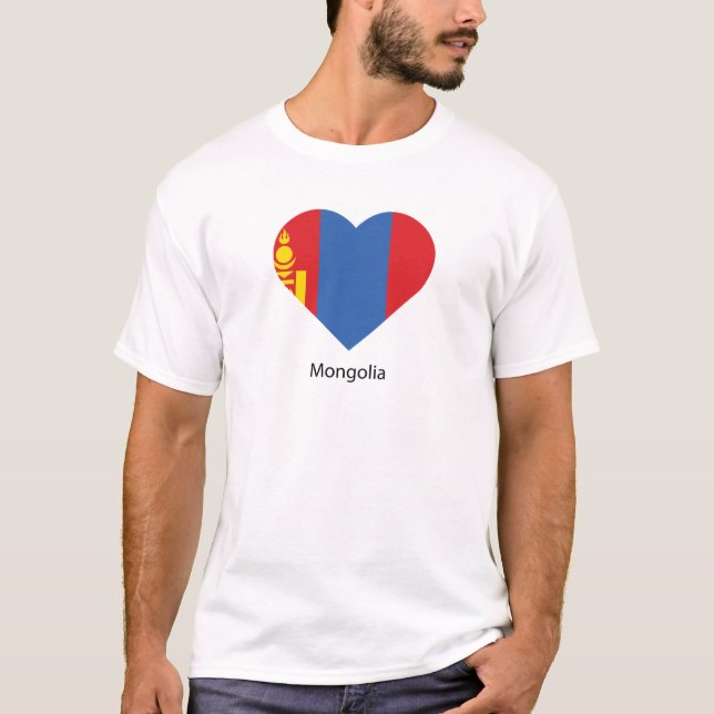 I Love Mongolia T-Shirt (Front)