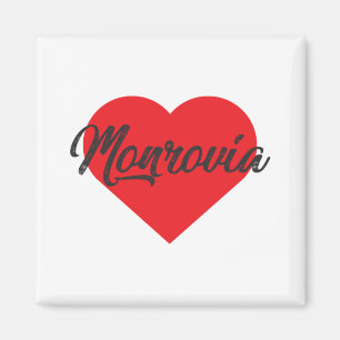 I Love Monrovia - Liberia Magnet