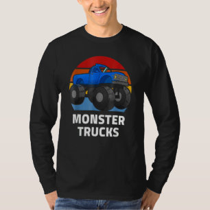 I Love Monster Trucks Kids Adult Cool Vintage Mons T-Shirt