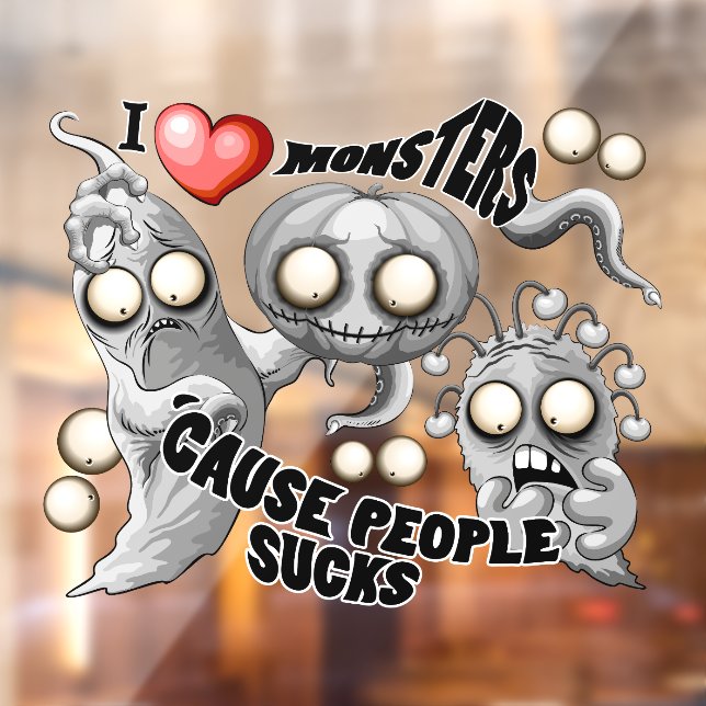 I Love Monsters 'cause People Sucks (Sheet 2)