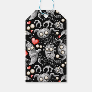 I Love Monsters 'cause People Sucks Gift Tags