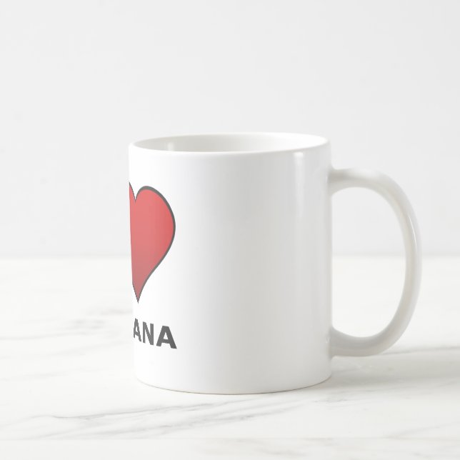 I LOVE MONTANA COFFEE MUG (Right)