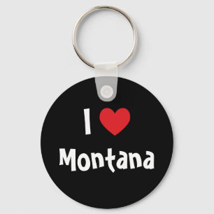 I Love Montana Key Ring
