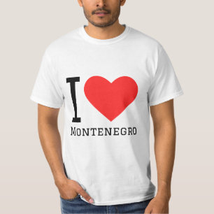 I love Montenegro sticker T-Shirt