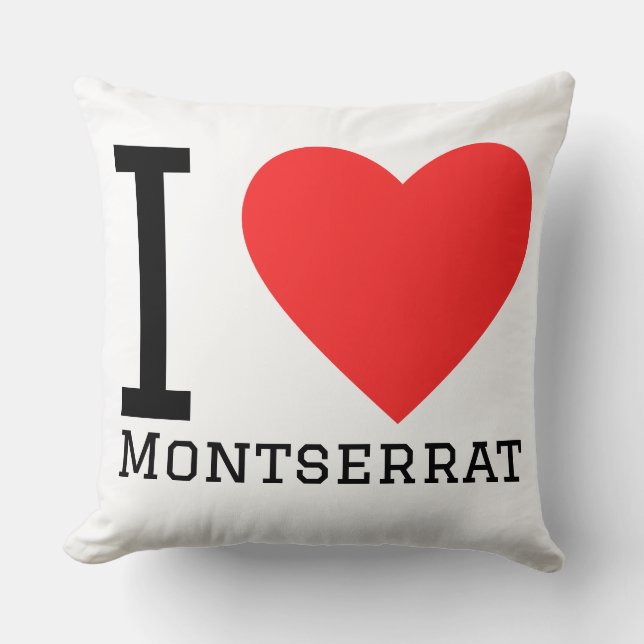 I love montserrat cushion (Front)
