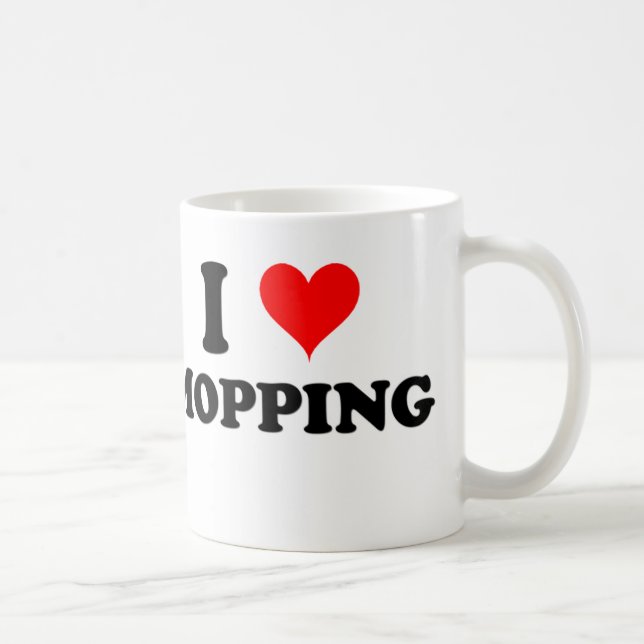 I Love Mopping Coffee Mug (Right)