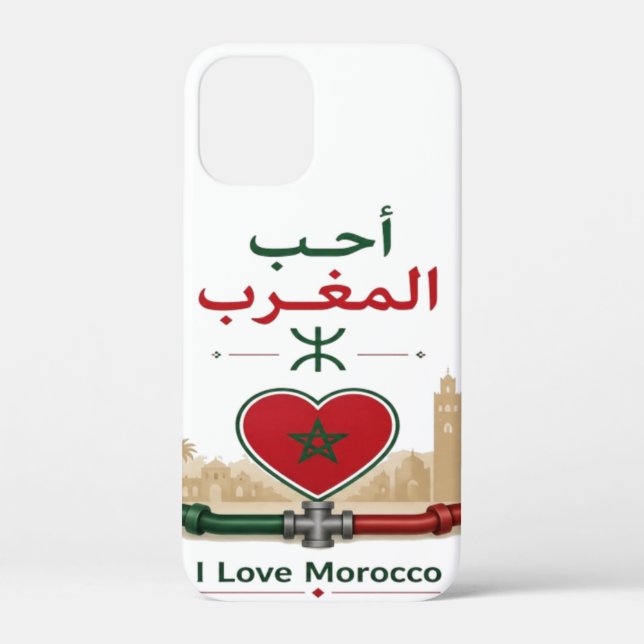 I Love Morocco Case-Mate iPhone Case (Back)