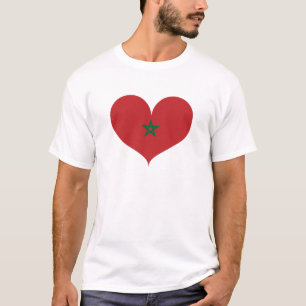 I Love Morocco Flag T-Shirt