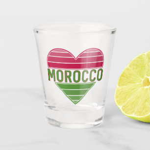 I Love Morocco, Moroccan Heart Shot Glass