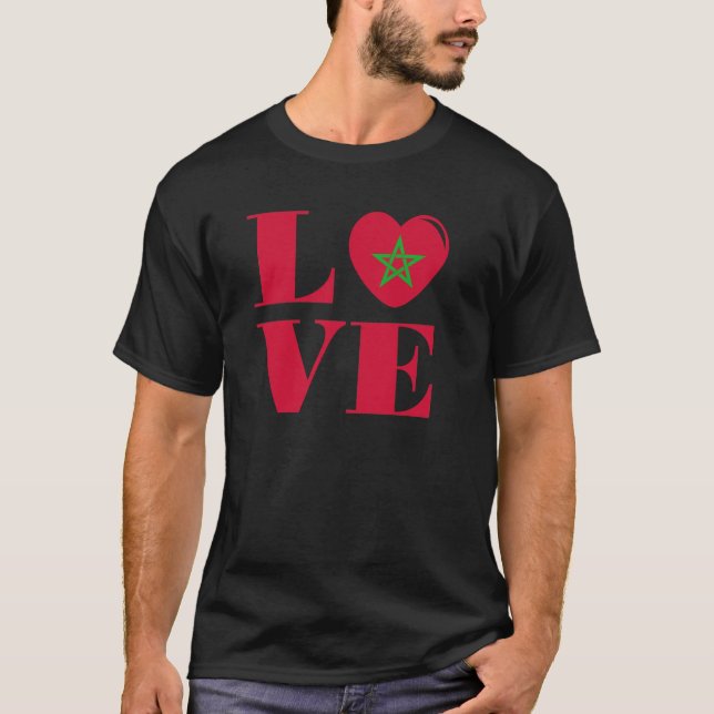 I love Morocco T-Shirt (Front)