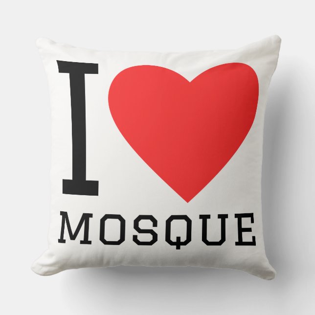 I love mosque cushion (Front)