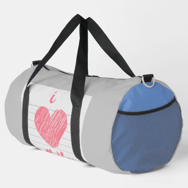 i love mother duffle bag (Right Corner)