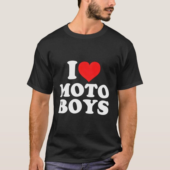I Love Moto T-Shirt (Front)