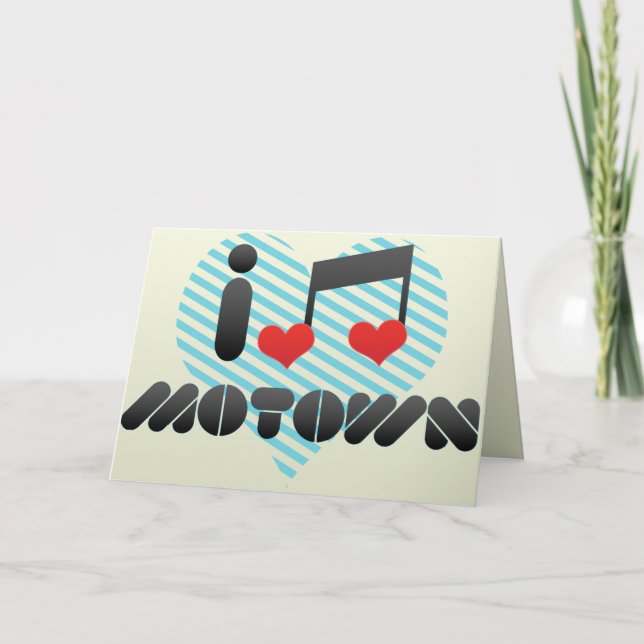 I Love Motown Card (Front)