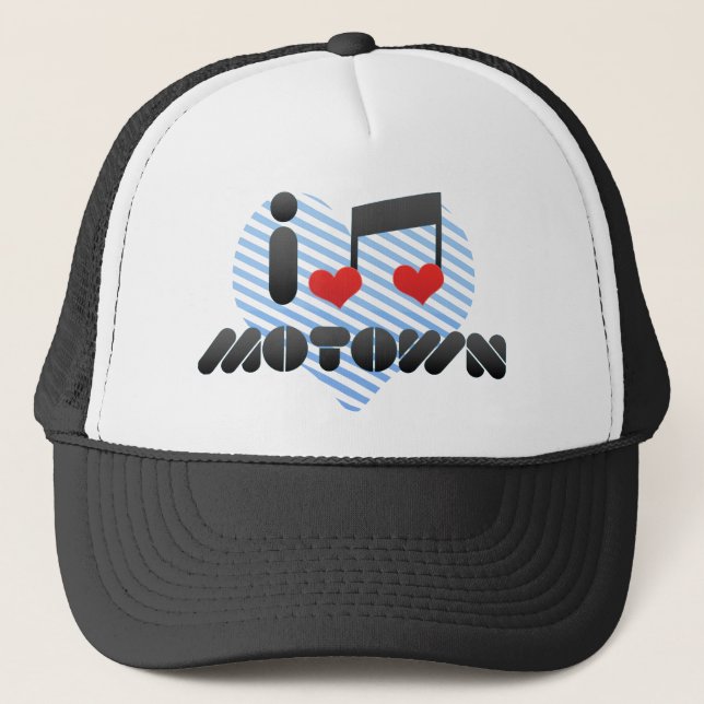 I Love Motown Trucker Hat (Front)