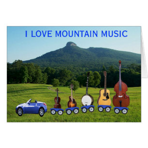 I LOVE MOUNTAIN MUSIC-CARD