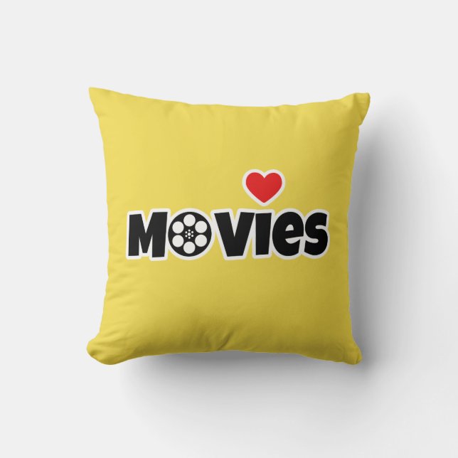 I love Movies Cushion (Front)