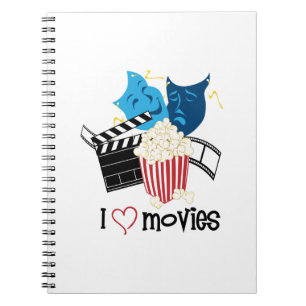 I Love Movies Notebook
