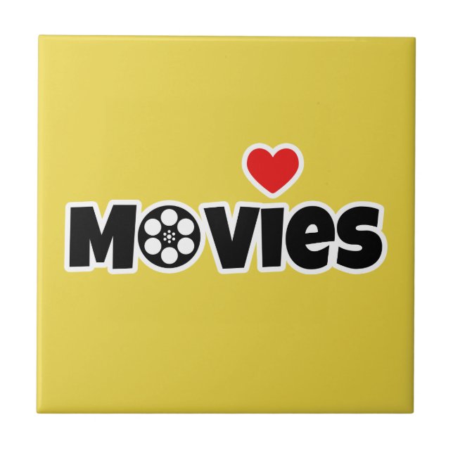 I love Movies Tile (Front)