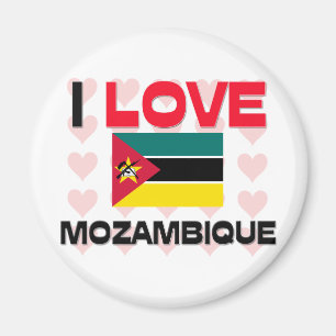 I Love Mozambique Magnet
