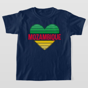 I Love Mozambique, Mozambican Heart T-Shirt