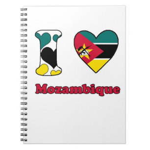 I love Mozambique Spiral Notebook