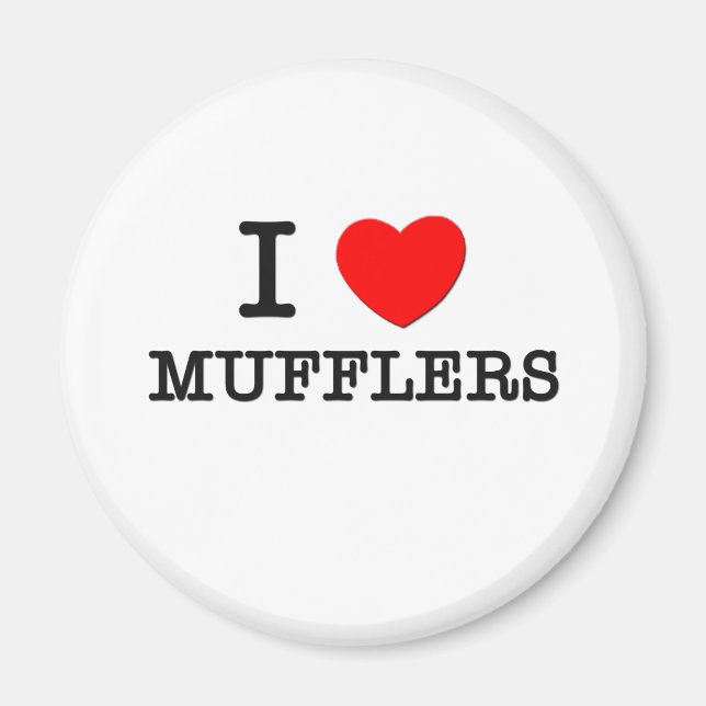 I Love Mufflers Magnet (Front)