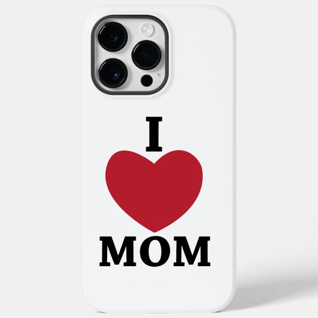 I Love Mum     Case-Mate iPhone Case (Back)