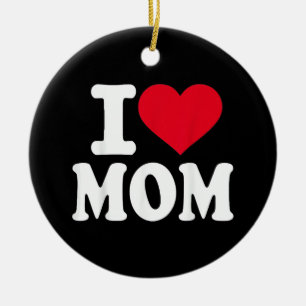 I Love Mum Ceramic Tree Decoration