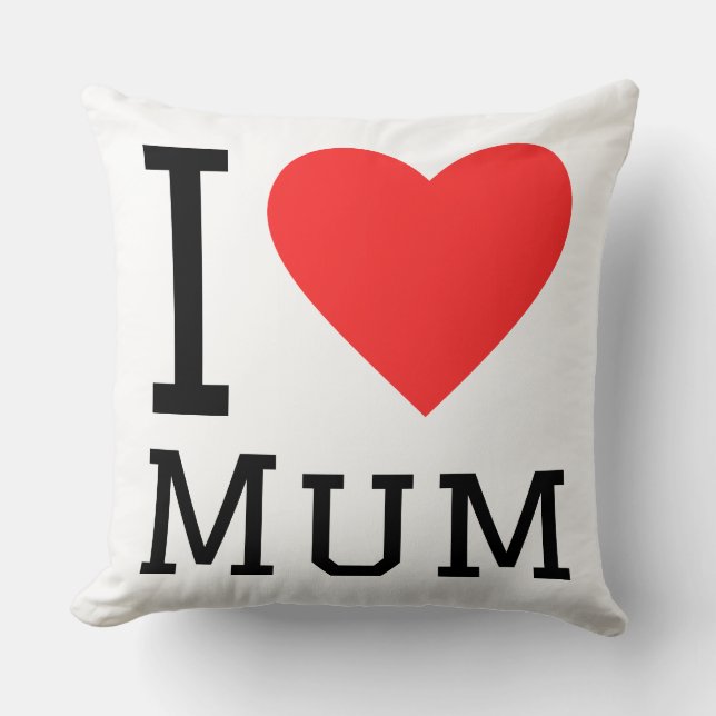 I love mum cushion (Front)
