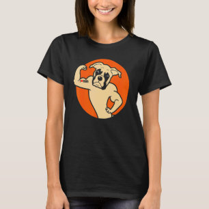 I Love Mum Cute Boxer Dog Mum 3 T-Shirt