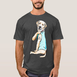 I Love Mum Funny Labrador Tattooed T-Shirt