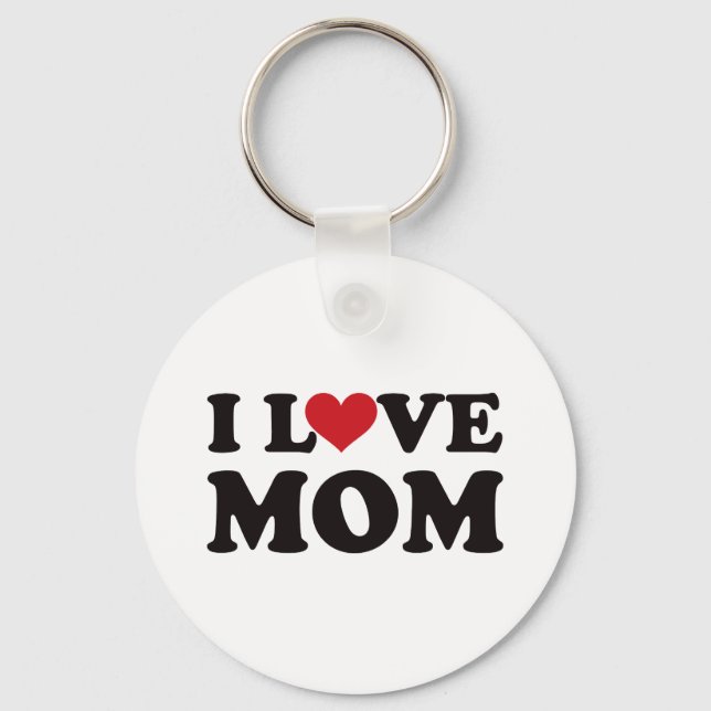 I Love Mum Key Ring (Front)
