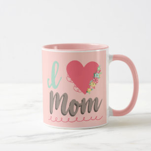 I love mum pretty chic mug