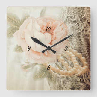 I love mum series square wall clock