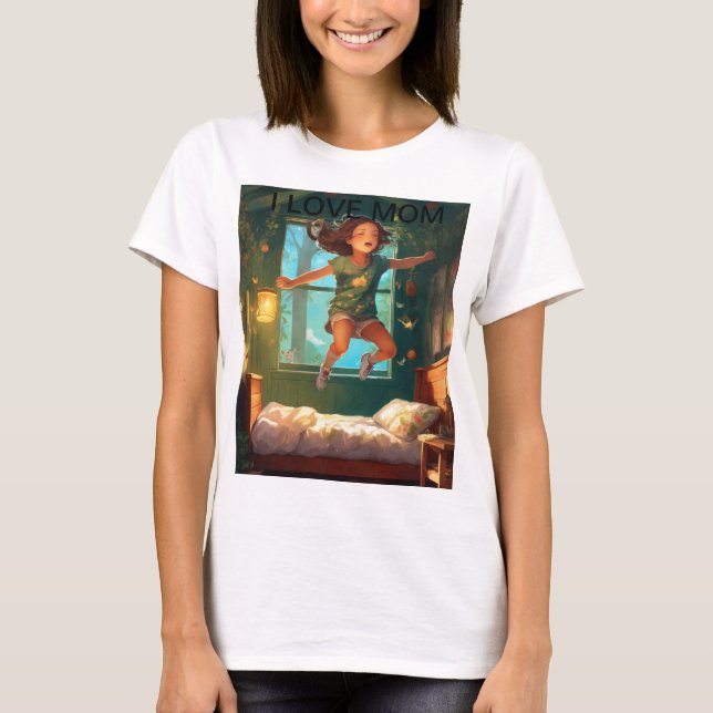 'I Love Mum' T-Shirt" T-Shirt (Front)