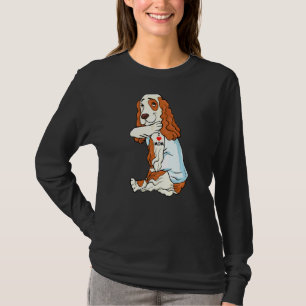 I Love Mum Tattoo American Cocker Spaniel Dog  Wom T-Shirt