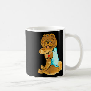 I Love Mum Tattoo Chow Chow Mum Dog Lover Women Coffee Mug