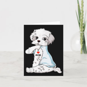 I Love Mum Tattoo Havanese Mum Dog Lover Women Card