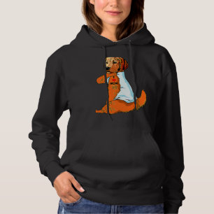 I Love Mum Tattoo Hovawart Mum Dog Mother's Day  1 Hoodie