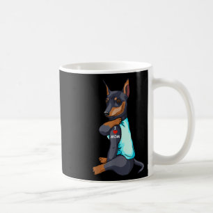 I Love Mum Tattoo Miniature Pinscher Mum Dog Lover Coffee Mug