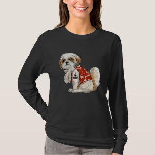 I Love Mum Tattoo Shih Tzu Mum Funny Mother's Day T-Shirt