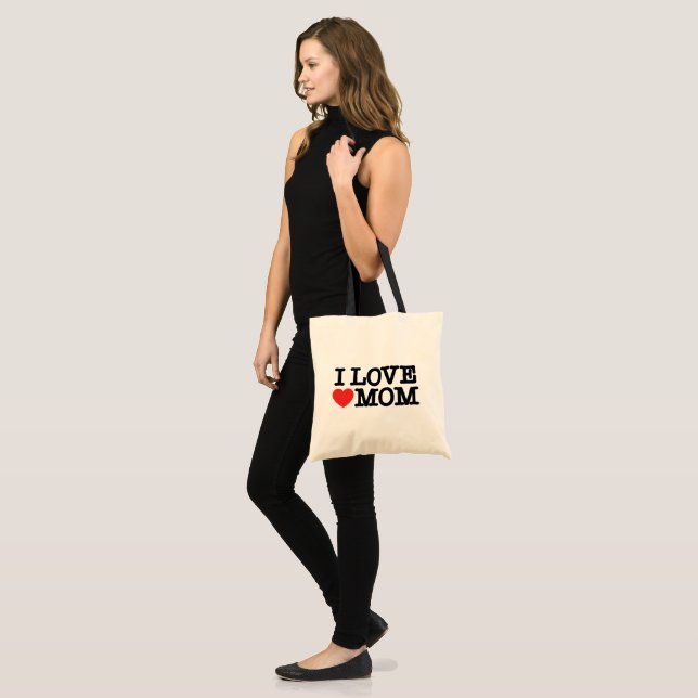 I love mum tote bag (Front (Model))