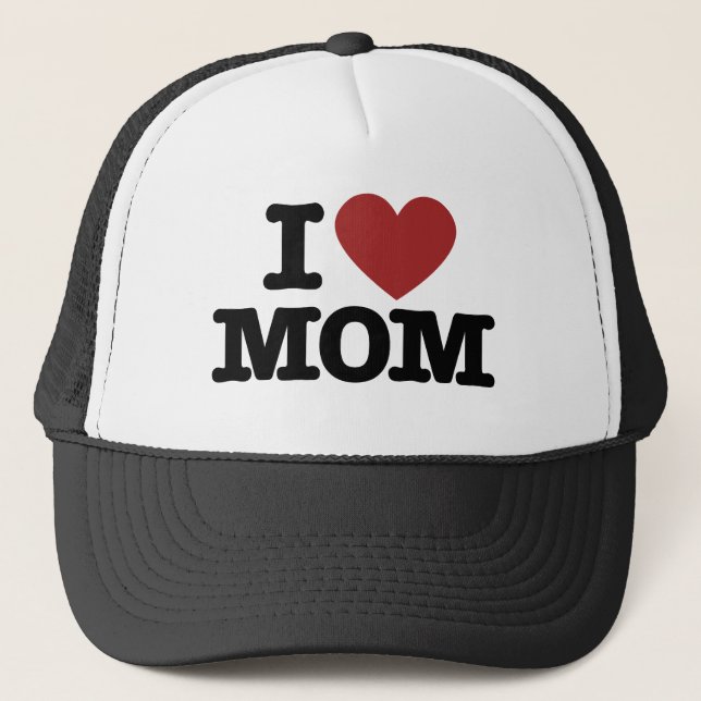 I Love Mum Trucker Hat (Front)