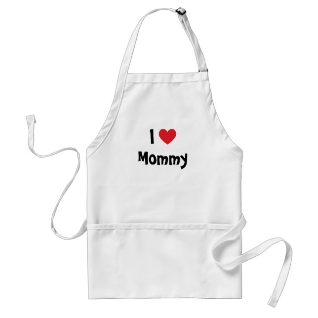 I Love Mummy Apron (Front)