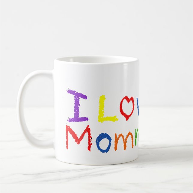I love Mummy Coffee Mug (Left)