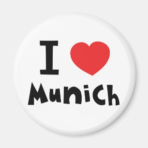 I love Munich Magnet