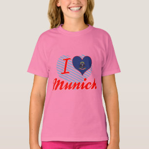 I Love Munich, North Dakota T-Shirt