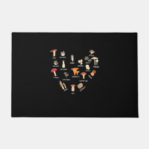 I Love Mushrooms Doormat